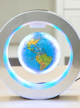 极速漂浮迷你金色样板房磁悬浮地球仪 夜灯元旦S小学生送男友毕业