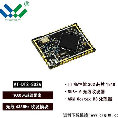 极速配对组网扩频远距离低功耗cc1310无K线串口透明传输感测器射