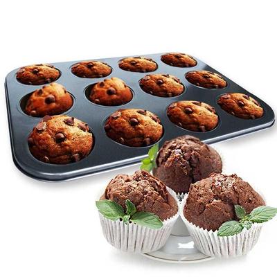 极速Non-stick Cupcake Baking TAray Muffin Cake Mold Bakeware