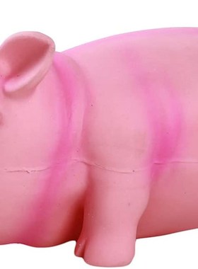 极速Pet Suppliies Rubber Pig Open Mouth Shape Squeak Latex P