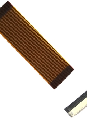 极速黄色FbPC排线40/45/50/54/60/65/68/80p芯0.5间距同反向镀金