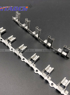 极速【ZNTAOCH】5.2旗型连带插簧205弯头母端插簧连绕端子Z黄铜 8