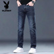 男士 子新款 春季 花花公子牛仔裤 直筒修身 弹力裤 潮流百搭休闲长裤 子