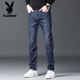 直筒潮流高端休闲长裤 花花公子牛仔裤 子 新款 弹力修身 男士 2025秋季