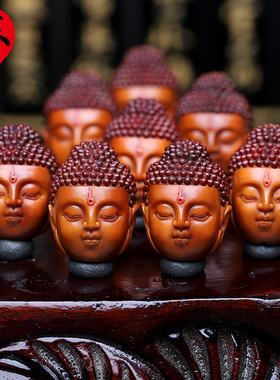 极速橄榄核手串大日如来佛祖核雕宝宝佛头文玩P手工雕刻橄榄胡手