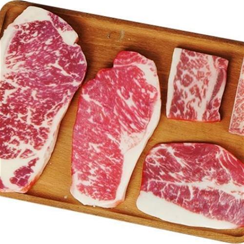 极速仿真西冷生牛排模型假烤肉片猪E肉牛肉生鲜肉影视摆件西餐美