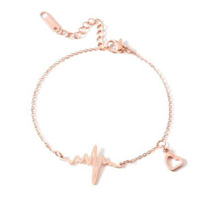 极速ECG Titaniukm Steel Anklet Womens Leg Ring Jewelry Wome