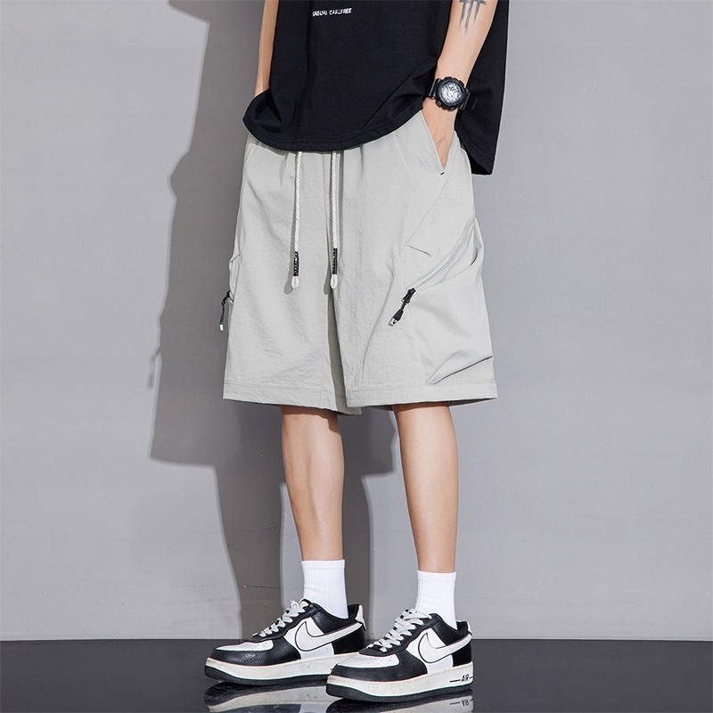 2025夏季新款青少年时尚潮流工装短裤男生宽松百搭款休闲五分裤,男装,短裤,淘宝优惠券,粉丝福利购,淘宝优惠卷