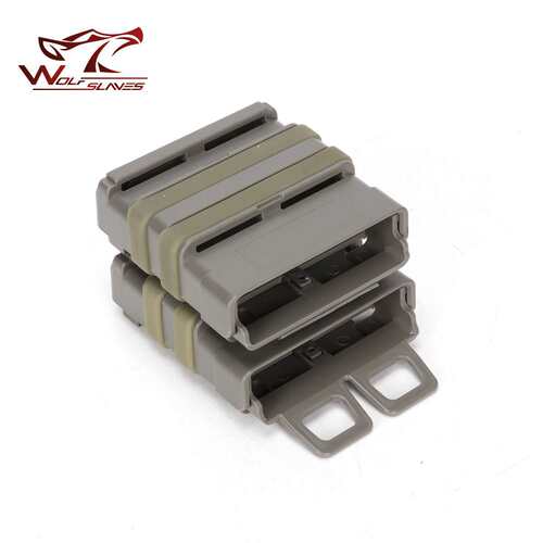 Fast Mag M4硬壳式塑料快拔套 战术背心配件塑料盒 762 AK弹夹盒