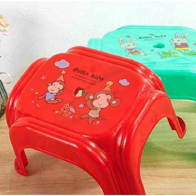塑料小凳子家用网红凳加厚儿童凳成人防滑矮凳茶几凳换鞋凳小板凳