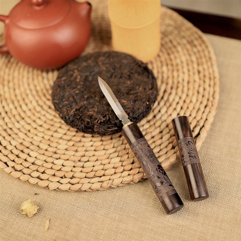 极速莲年有鱼f乌木茶刀茶道紫光檀木花纹钢茶针开茶砖工具茶锥功,餐饮具,茶道/零配,淘宝优惠券,粉丝福利购,淘宝优惠卷