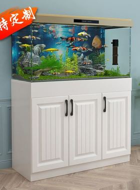 极速鱼缸底柜底座非实木架子欧式隔断柜子家用承重S仿ada80定做