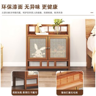 极速沙发边几简易床头柜茶桌侧边茶水柜茶K具置物架茶柜储物柜茶