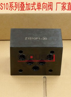 极速叠加式止逆阀Z1S10T/A/P/D/C/B/E/F-1/2/3-3V0止回阀质保一年