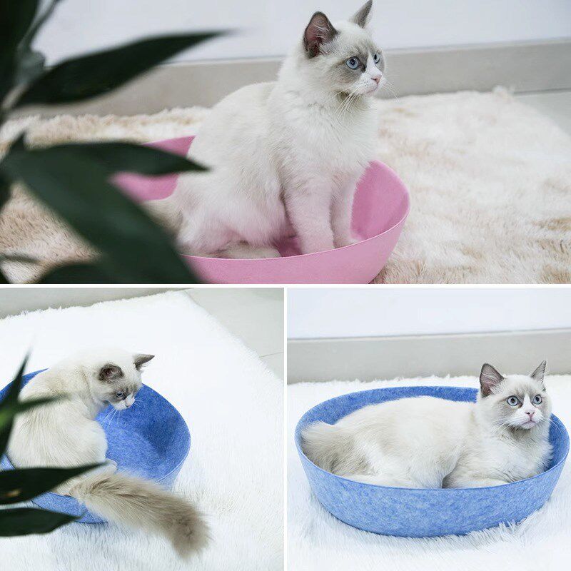 新品猫窝夏季猫床毛毡窝r猫咪睡狗窝/屋/帐篷/沙发