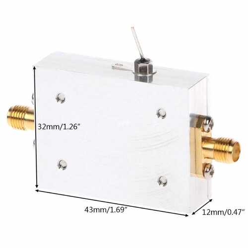 极速RF Amplifierl Signal Receiver 50K-2GHZ Low Noise Amplifi