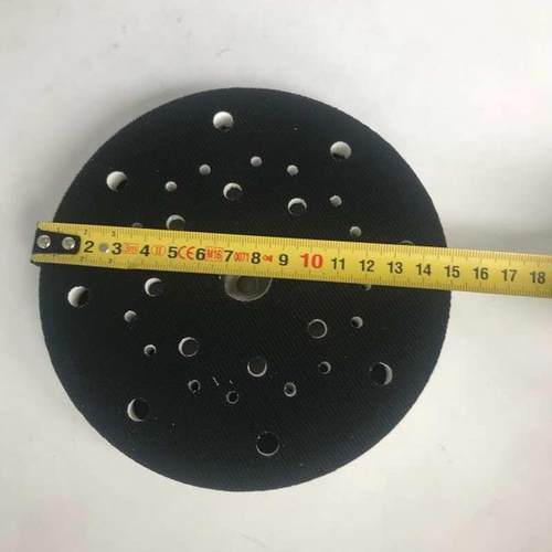 极速大美汽车费电动砂纸机托盘 斯托适F用磨光机植绒6寸17孔自粘