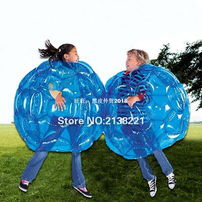 极速2 Pieces/set 90cm Gaint Blue DInflatable Body Bumper For