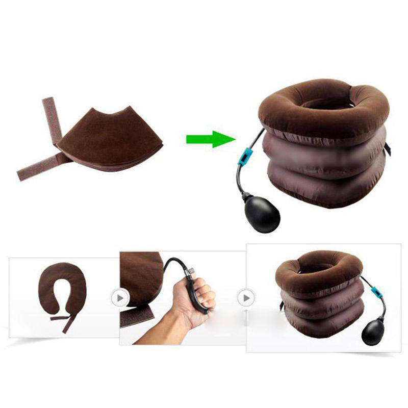 新品U-Shcape Massage Pillow Travel Airplane Air Inflatable N