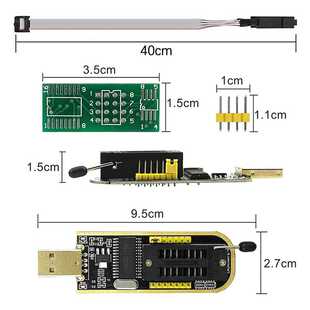 新品 SOP8 SOIC8 Flash CH341A Chip Programmer Flas.h USB