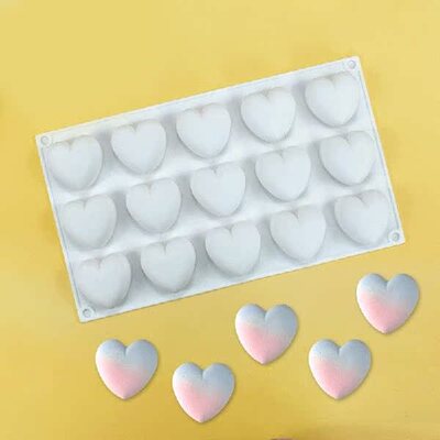 极速15-Cavity Handmadqe Soap Making Supplies Silicone Fondan