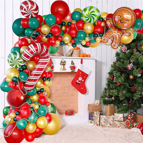 极速istmas Decorlation For Home Xmas Party New Year Latex Ba