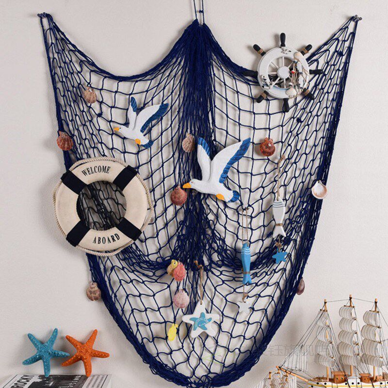 新品Mermaid Party Decorative Fish Net UnderN The Sea Party P