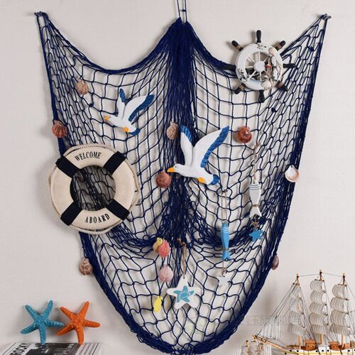 新品Mermaid Party Decorative Fish Net UnderN The Sea Party P