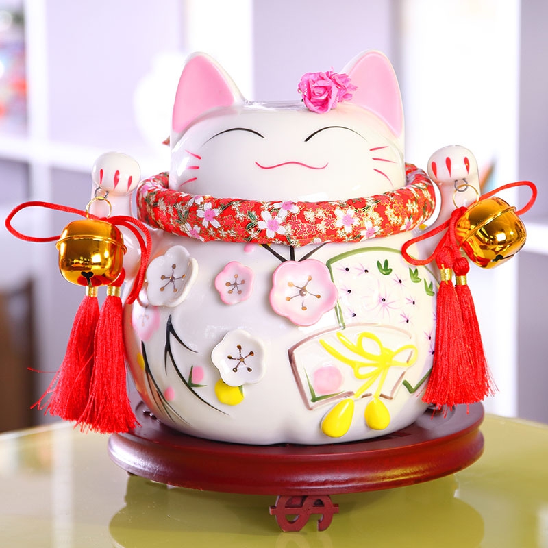 极速招财猫摆g件开业 存钱罐储蓄罐创意大号店铺礼品爱情家居摆设