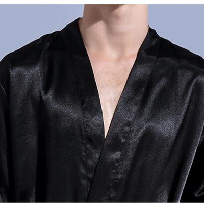 极速newc queen king robe men satin robe couple getting marri
