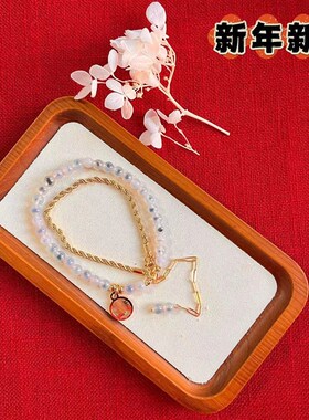 极速香灰b半塘珠链手串北京法物流通处宫里代请新年新品可调节送