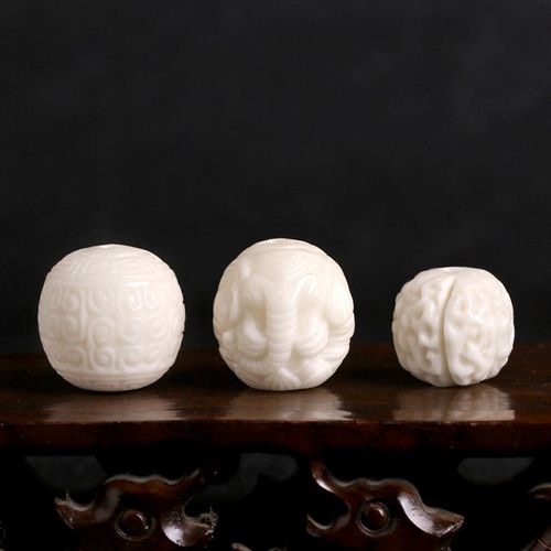 极速天然象牙果雕刻小象回纹圆珠手串佛珠大小金刚U星月菩提配饰