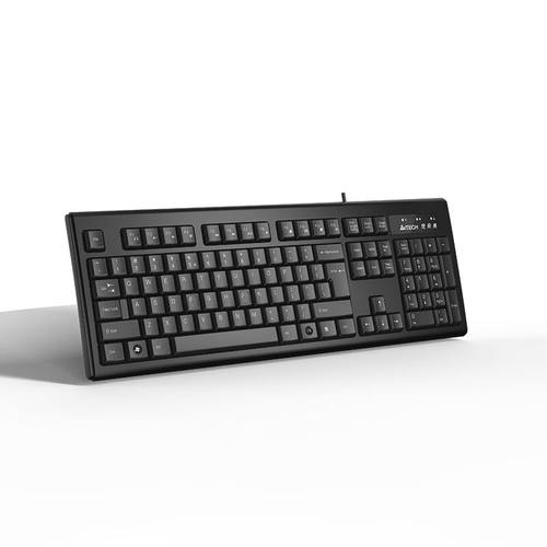 新品双飞燕c(A4TECH)WK-100有线键盘办公打字用薄膜键盘笔记本外