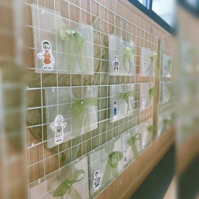 极速幼儿园大厅走廊表征墙一对一B倾听环创儿童创意美术展示墙装