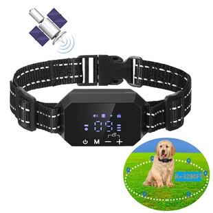 极速GPS Doeg Fence Sem Fio Eltrico Recarregvel Choque Di