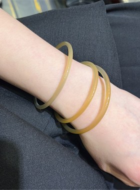 极速天然羊角叮当镯 手镯 批s次货不同随机发货不指定 55-62mm TY