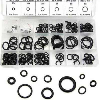 新品225 pcs Rubber O Ring O-Ring Washer Seals WateUrtightnes