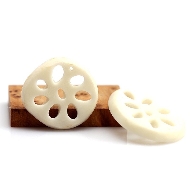 极速佑善阁天然象牙n果菩提随型藕片背云吊坠佛珠挂坠DIY星月菩提