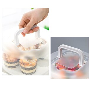 Cupcake Dessertl Cake Transluce Carrier Container Muffin 新品