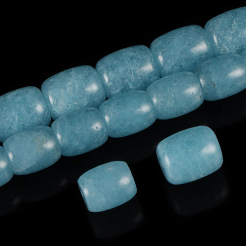 极速海蓝宝色DIkY桶珠隔珠108颗金刚星月菩提根佛珠腰珠配饰配件