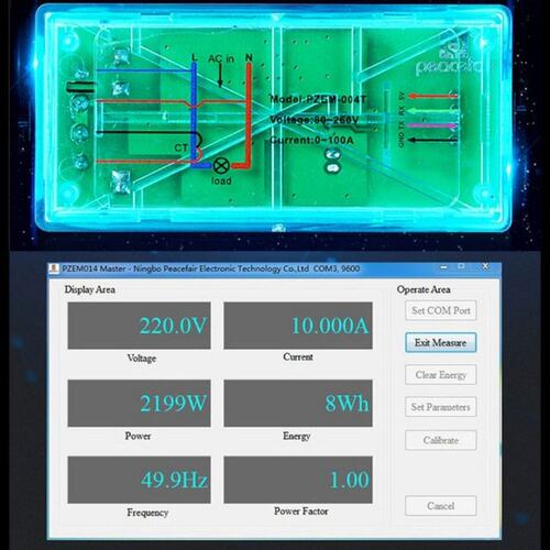 极速PZEM-004T 3.0 Version CommunicatGion Module TTL Modbus-R