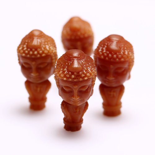 极速风化菩提根精雕刻一念之差佛头C三通佛魔一念之间双面佛头DIY