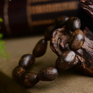 有药香味 沉水级 TY1 油性高 极速正宗印度达g拉干随形枣珠手串