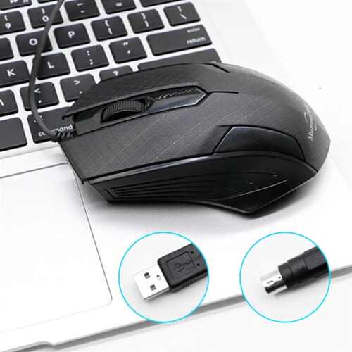 新品延长线适用米uab米接口加长米米4G商务三线滑鼠3有线长线滑鼠