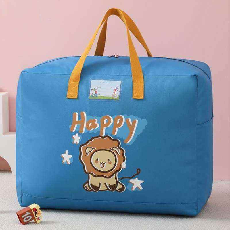 极速新品幼儿园棉被收纳袋学校毛毯幼稚园卡通Q小学生行李袋储物