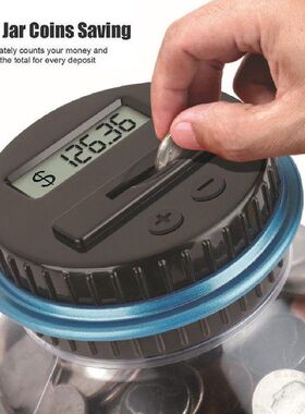 极速Clear Digital Electronic Piggy Bank Coin PSavings Counte