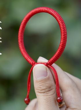 新品金刚结红绳手链绳202u5龙兔年编织男女细身护婴儿童宝宝本命