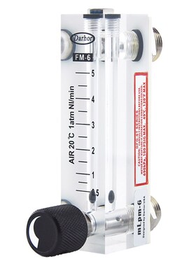 极速Darhor高精度氮气氧气浮子转子气体L流量计有机玻璃面板空气