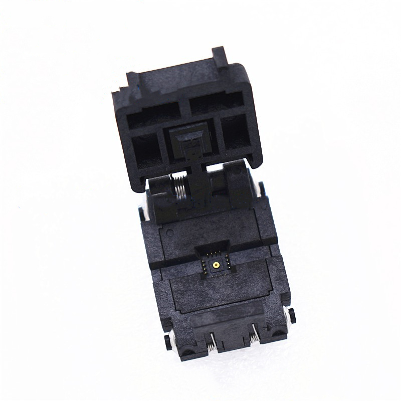 极速16QN65S14040/MLP/MLF/QFN16烧录夹具4X4MM适配IZC芯片老化测