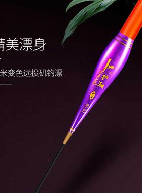 新品护王咬钩变色矶钓漂日夜两用夜光漂浮钓鲢鳙漂V加粗海钓远投